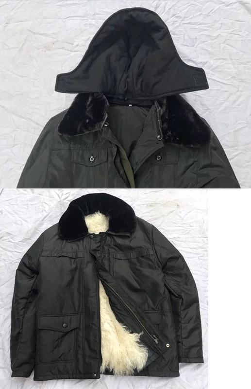 Lông một da cừu 袄 trung niên lông lông nylon da vượt qua da cừu lông