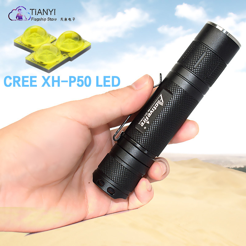 III HARD OXYGEN ALUMINUM ALLOY SUPER BRIGHT FLASHLIGHT P50 II LED xenon lamp 21700 Charging portable multifunctional glare