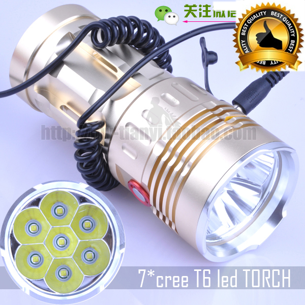 High power 4 Festival 18650T6 intense light flashlight Charging aluminum alloy super-bright small steel cannons multifunction