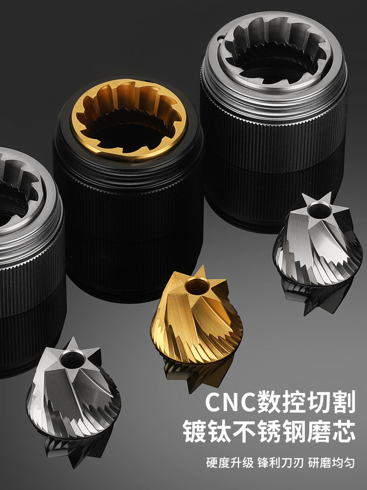 Mongdio Hand-Cranked Coffee Grinder E2.0 Coffee Bean Grinder Cnc Hand Grinder Manual Coffee Grinder