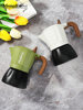 Mongdio Double-Valve Moka Pot Household Small Espresso Coffee Maker Italian Coffee Machine Moka Pot Set