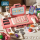 Сеть круглосуточных магазинов в популярном стиле знаменитостей, кассовый аппарат супермаркета, детские игрушки, игровой домик для девочек, имитация кухни, корзина для покупок, мужчина mini 0