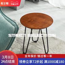 Tea table minimalist modern mini sofa edge a few iron art Easy home Balcony Nordic Creative Living Room Small Round Table