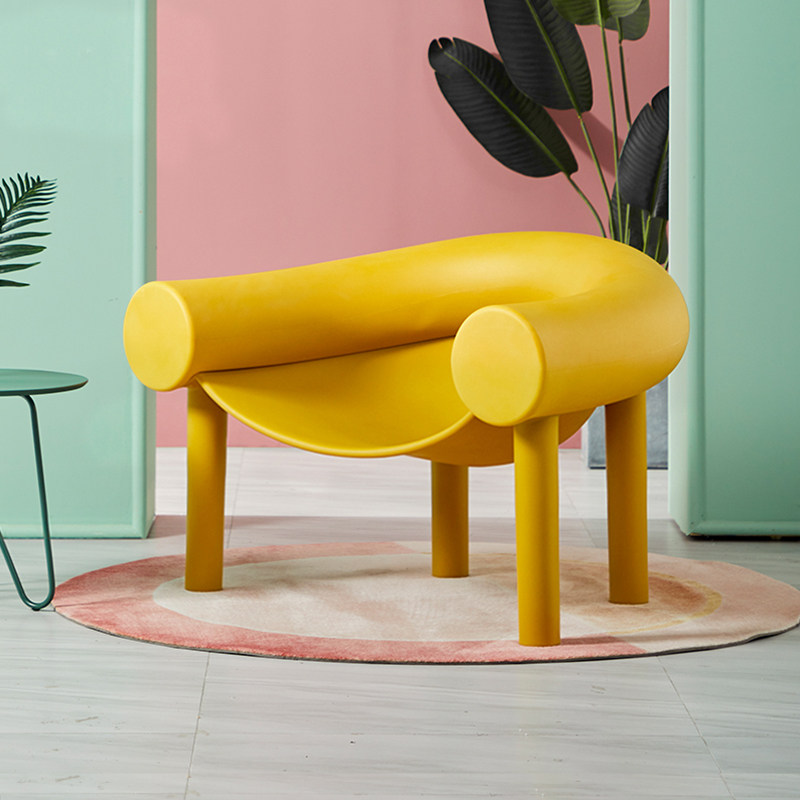 Nordic Designer Modern Casual Chair Subhorse Hooch Chair Elephant Legs Home Living Room Single Creative Armchair Sofa Chair