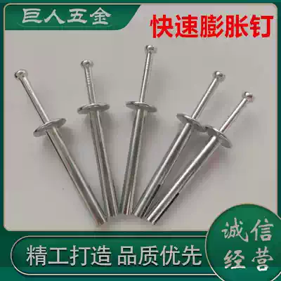 Quick bulge expansion nail, core expansion screw, hammering nail, American big-head bulge expansion nail, inner canopy expansion nail, 6cm