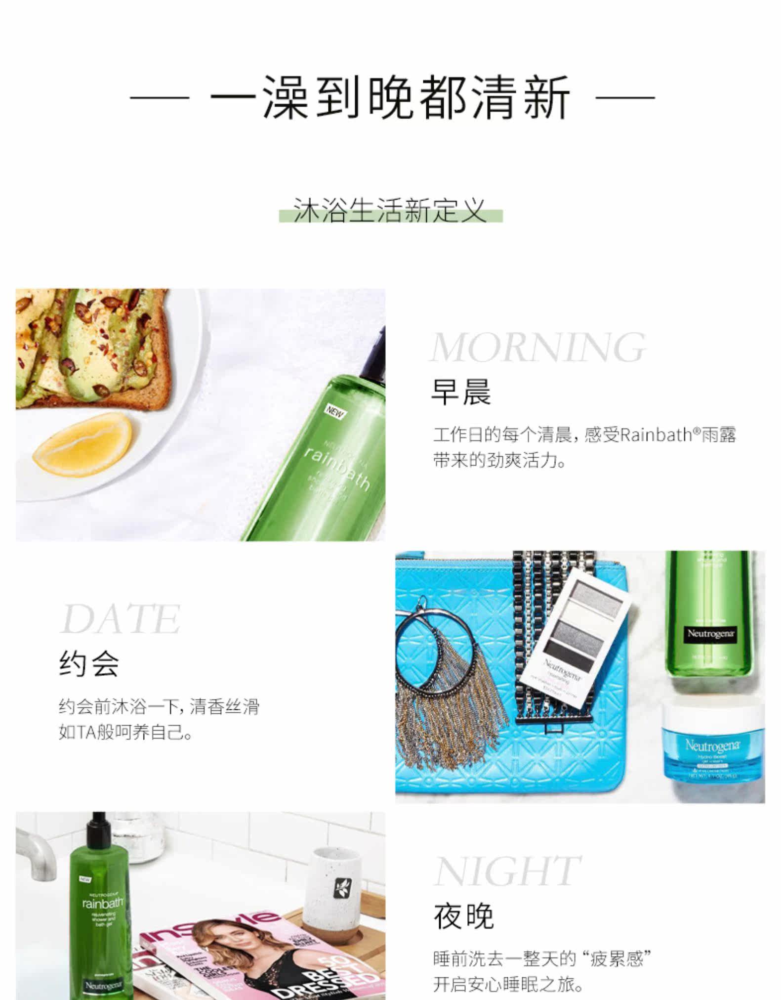 美国 Neutrogena 露得清 梨香茶园 清新滋润沐浴露 473ml 图6