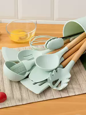German silicone shovel shovel kitchen set set household non-stick pot special cooking spatula high temperature resistant shovel food grade