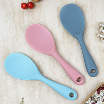 German silicone rice spoon household high temperature spoon rice cooker non-stick rice shovel solid color cute spoon shovel kitchenware