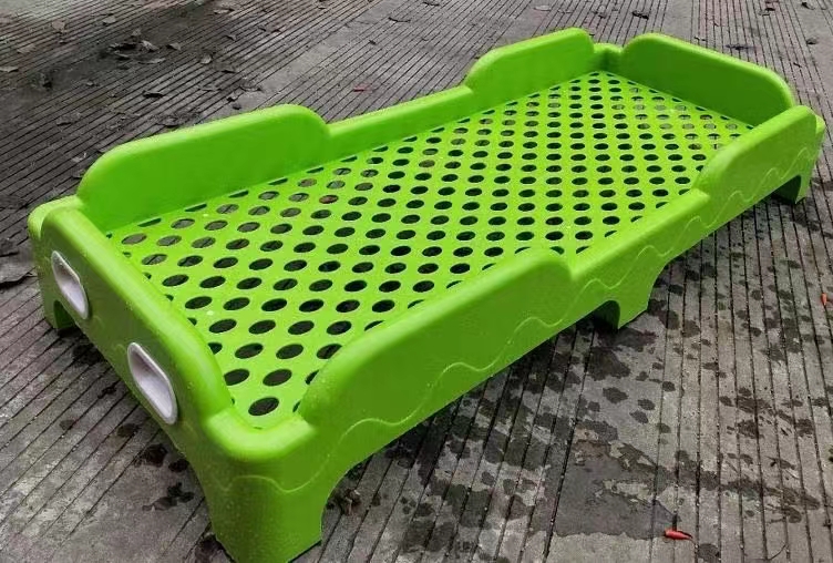 New Plastic Bed Kindergarten Injection Molding One Stacked Bed Kindergarten Nap Bed Children's Special Bed