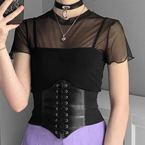 European and American fashion loose tight elastic girdle womens dress decoration palace style decorative corset belt