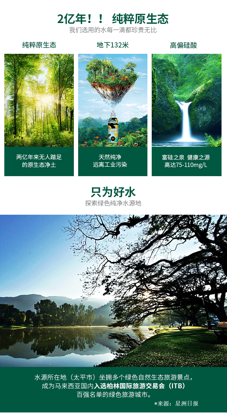 马来西亚进口 事必胜 Tinge恬趣  芒果味果汁饮料 500ml*24瓶 图6
