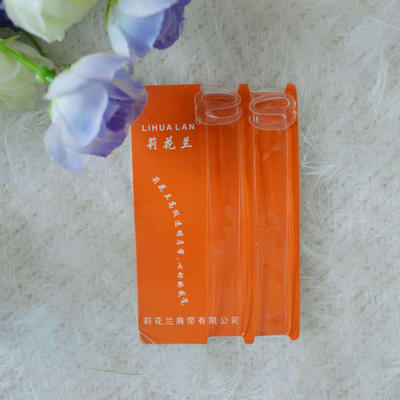 Two sets of transparent matte silicone invisible shoulder strap strapless bra and dress underwear for wedding photos, revealing the back and shoulders of a lady