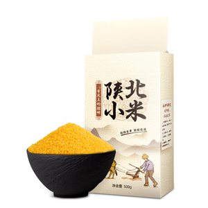 陕北小米粥黄小米新米黄米月子米500g