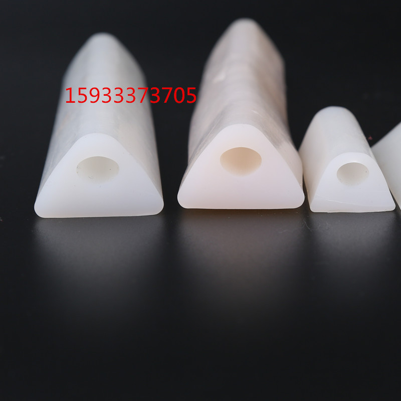 A- word silicone sealing strip triangle sanitation car garbage truck yard sealing strip garbage truck rear door sealing strip