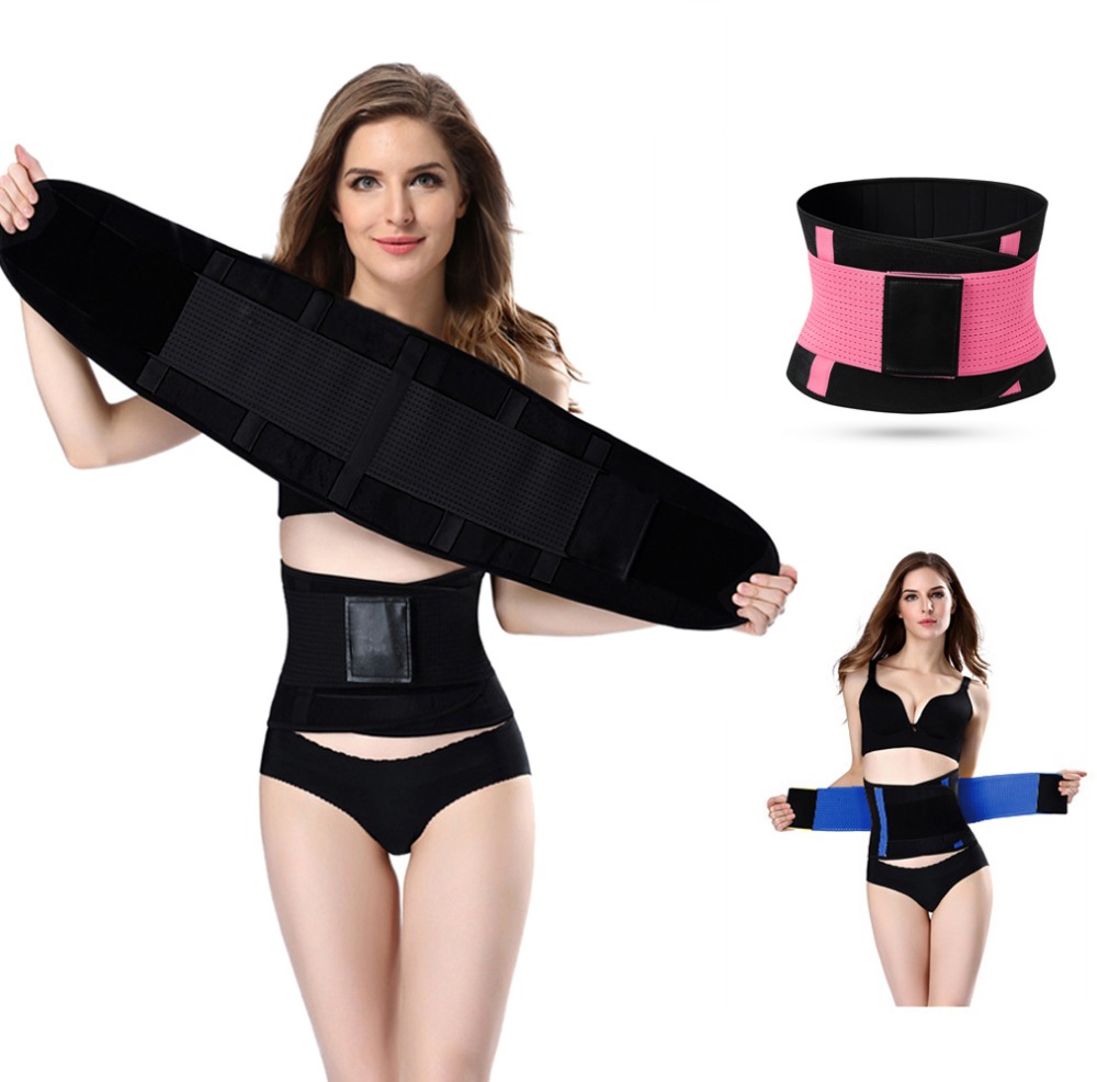 HOT BELT POWER Hỗ trợ đai Thắt lưng đàn hồi Có thể điều chỉnh đai bụng do lot