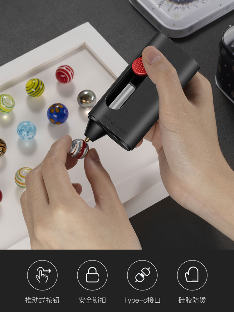 Wowstick Pin Lithium Sạc Súng Bắn Keo Handmade Trẻ Em Không Dây Mạnh Mẽ Hộ Gia Đình Súng Bắn Keo Độ Nhớt Cao Cho Trẻ Em súng bắn sikaflex 