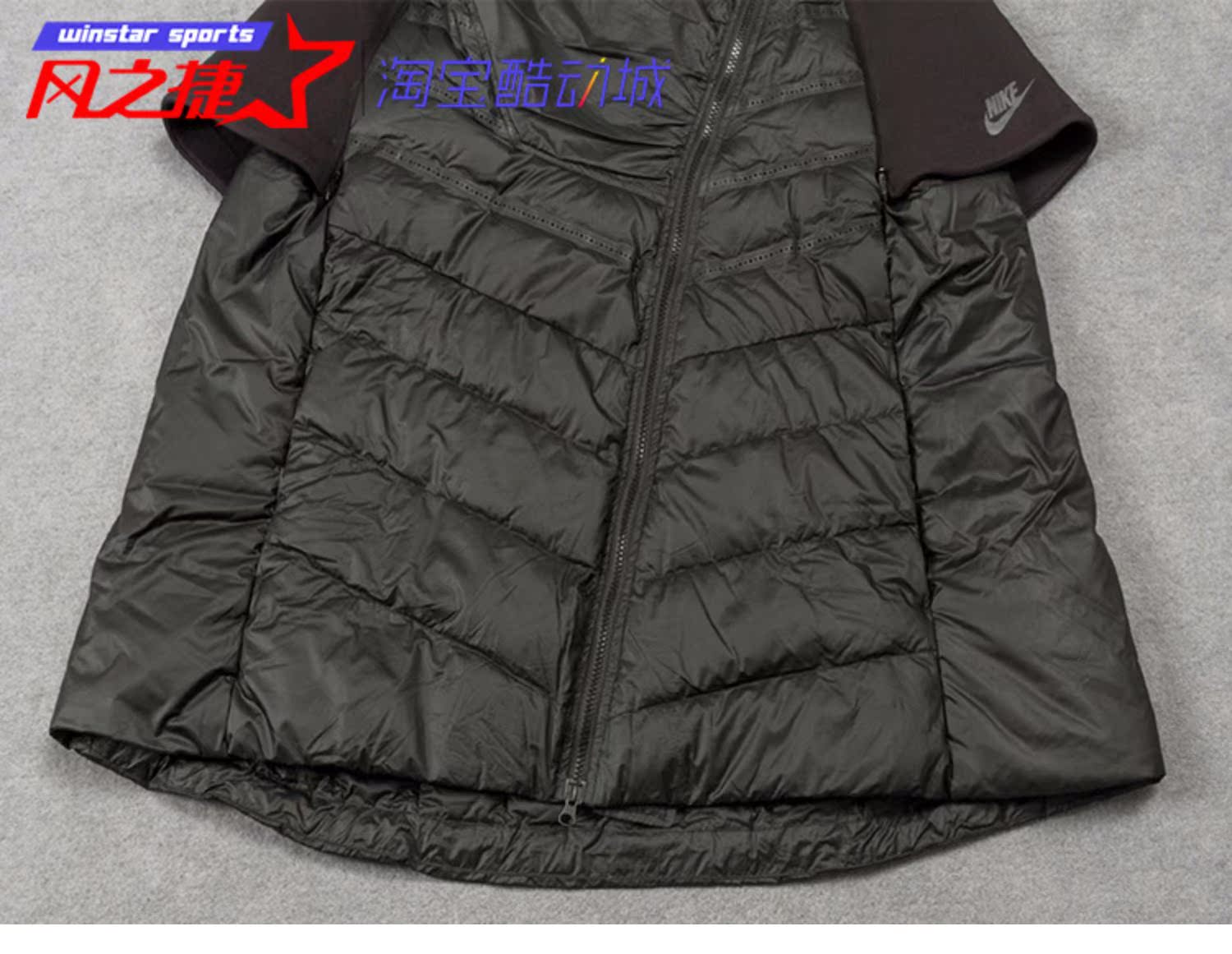 Áo khoác thể thao nữ NIKE / Nike SPORTSSWEAR TECH FLEECE 804981-010 - Thể thao xuống áo khoác áo phao adidas