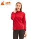 Copper Bull 2018 mùa thu và mùa đông mới ấm áp của phụ nữ Áo cotton chải bông ở cổ áo quần mùa thu vs062 áo giữ nhiệt big size