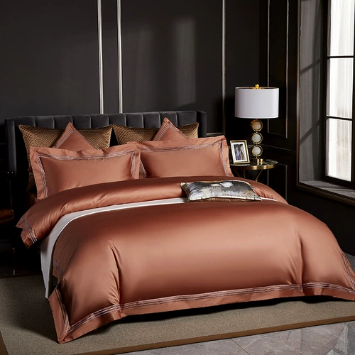 Хлопковый комплект, одеяло, элитный пододеяльник, покрывало для отеля, 180 шт, 4 предмета, легкий роскошный стиль