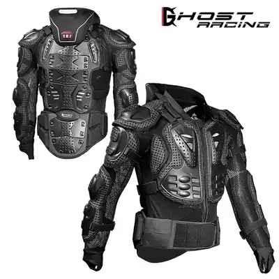 Locomotive armor clothing riding equipment clothing off-road locomotive anti-wrestling vest back racing clothing protective gear with neck guard