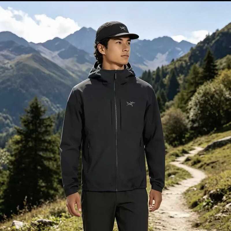 [Shenyang] Arcteryx Gamma Hoody Softshell Jacket Hooded Windproof and Waterproof Coat