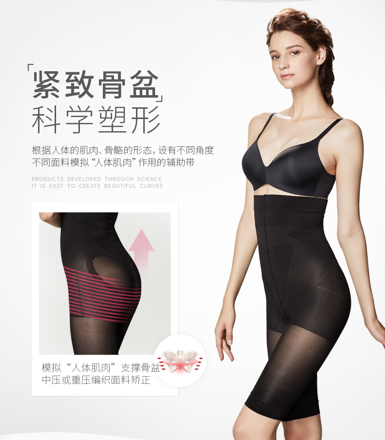 日本原装进口 styleup 提臀收腹塑身裤 帮助收紧骨盆 图4