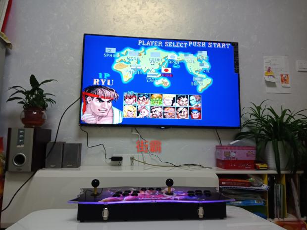 Hoài cổ nhà đồng tiền- hoạt động arcade đôi chiến đấu rocker trò chơi máy moonlight hộp kho báu 6 khung gầm nặng tay cầm chơi game pubg