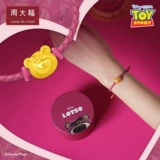 周大福 Дисней, игрушка, золотая клубника, золотой браслет с одной бусиной