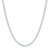 Chow Tai Fook PT GW fashionable all-match plain chain platinum necklace PT162599 Chinese Valentines Day gift