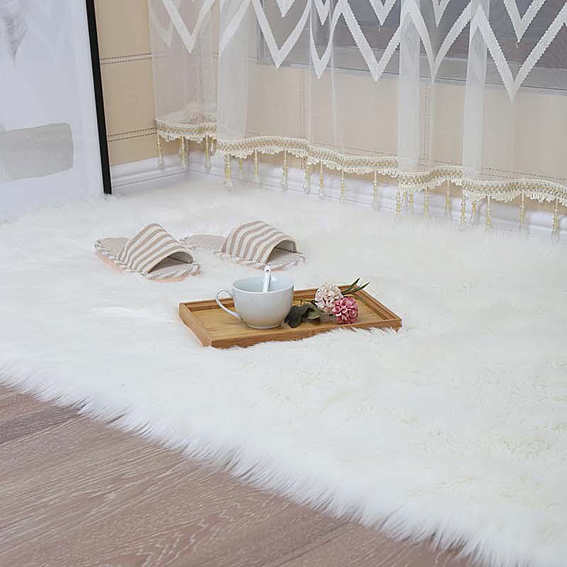 Australian sheep length plush floating window cushion window sill cushion tatami cushion imitation wool floating window blanket Balcony Mat decoration