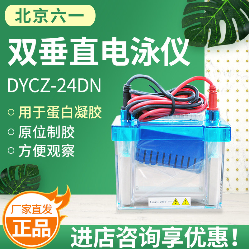 北京六一DYCZ-24DN蛋白凝胶迷你双垂直电泳仪实验室专用电泳槽