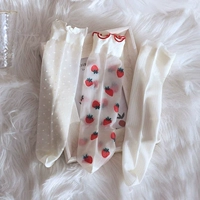 Летние колготки, клубника для принцессы, гольфы, стиль Лолита, средней длины