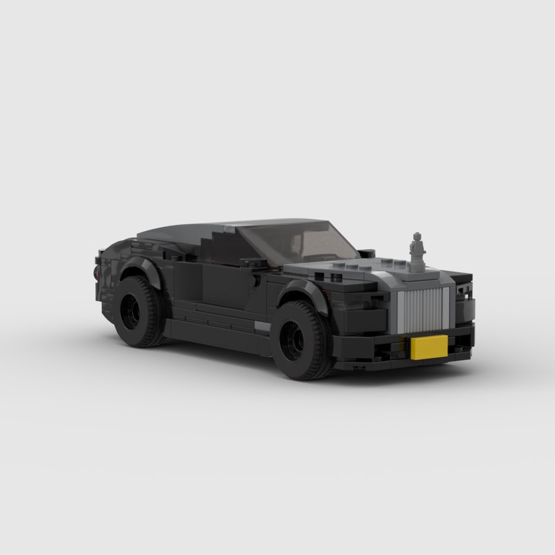 Moc Building Block Toys Creative Domestic Assembly Model of Rolls-Royce Phantom Speed 8-Grid Car Moc Building Block Toys Creative Domestic Assembly Model of Rolls-Royce Phantom Speed 8-Grid Car