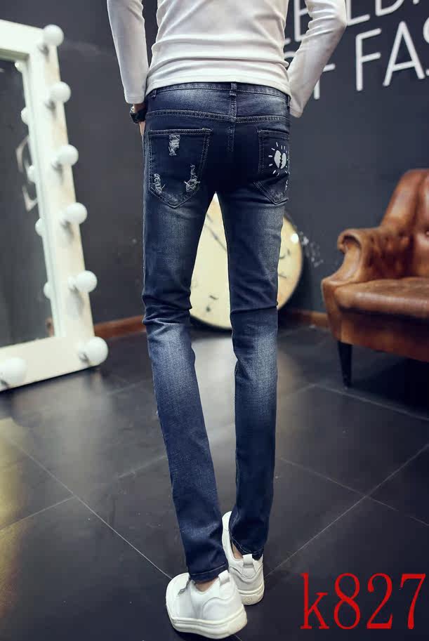 Jeans pour adolescent pieds Slim pour été - Ref 1462827 Image 7