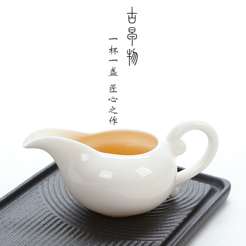 Dehua porcelain jade high white porcelain tea is tea sea fair keller household kung fu tea tea accessories and CPU