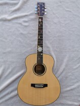 Tengge brand 36 inch travel veneer guitar folk guitar peach blossom heart spruce surface single