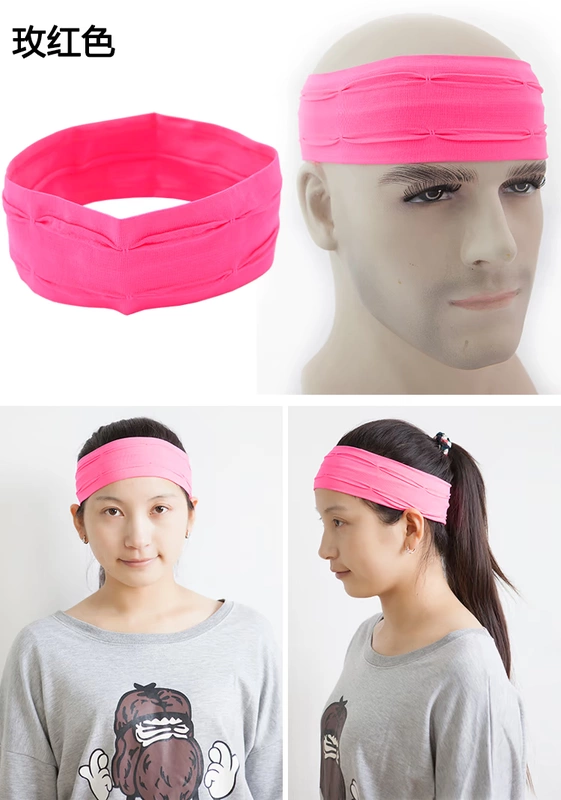 Lin cưỡi chạy băng đô antiperspirant vành đai băng tóc headband headband băng thông mồ hôi tóc băng - Kerchief / Earflap