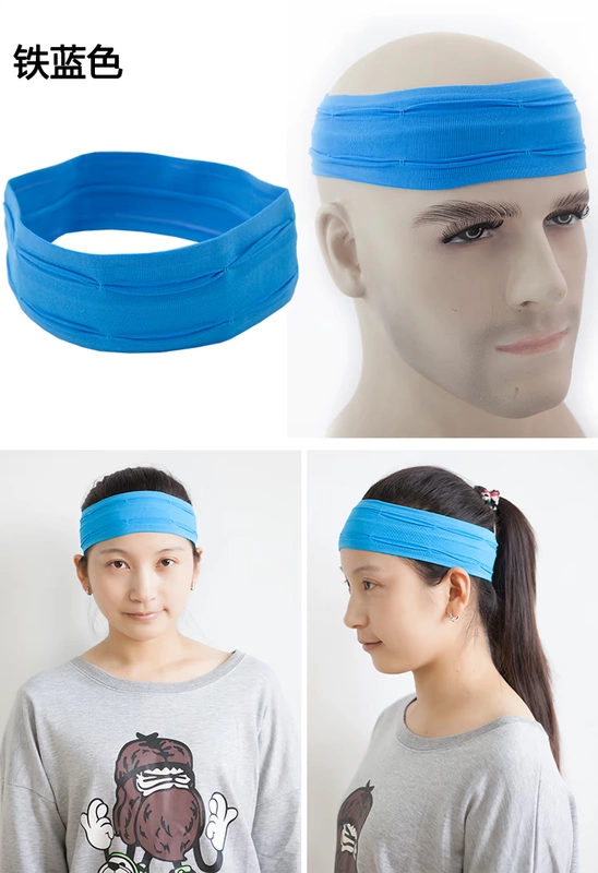 Lin cưỡi chạy băng đô antiperspirant vành đai băng tóc headband headband băng thông mồ hôi tóc băng - Kerchief / Earflap