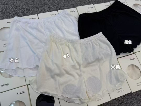 
ST 2025 Summer New Line Bamboo Cotton Breathable Lace Leggings