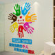 Office decoration employee style display wall stickers company team inspirational corporate culture wall design creativity