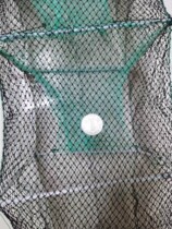 Boutique small frame river Shrimp Cage Yellow Eel Cage with knots tail pressure die required 13 knots 15 knots 19 knots of shrimp nets