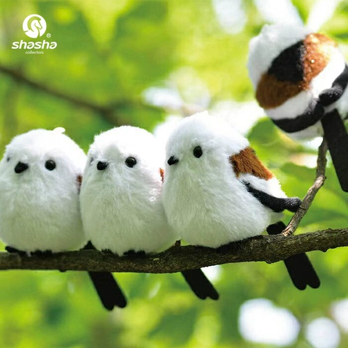 Плюшевая кукла, игрушка, подвеска, имитация птицы, воробей