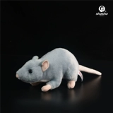 Подарочный знак зодиака года Крысы: серый мышонок, плюшевая игрушка-мышка, кукла-мышка, игрушка-симулятор животного.