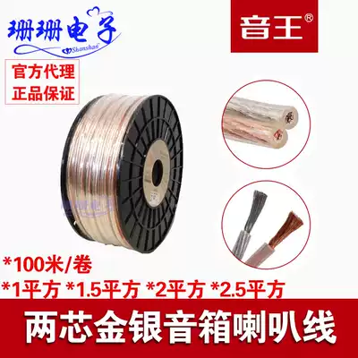 Soundking sound king SKGB134 gold and silver speaker audio cable l horn wire pure copper 2*1 5 square