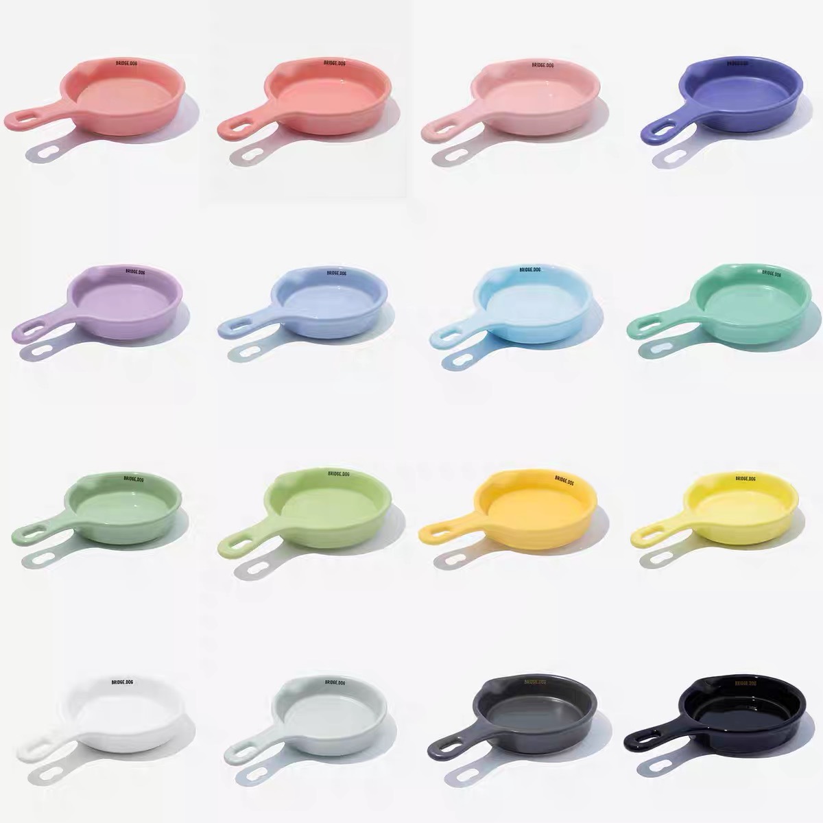 South Korea BD with the same high imitation pet bowl ins ceramic bowl cute net red cat and dog bowl pan flying saucer plate photo