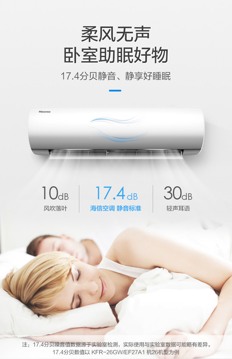 海信 大1匹 变频 一级能效 冷暖 智能壁挂式空调 图7