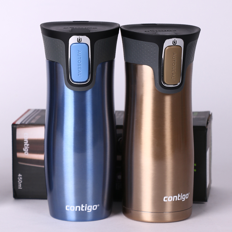 American contigo vacuum cup one-handed car cup Stainless steel office car cup