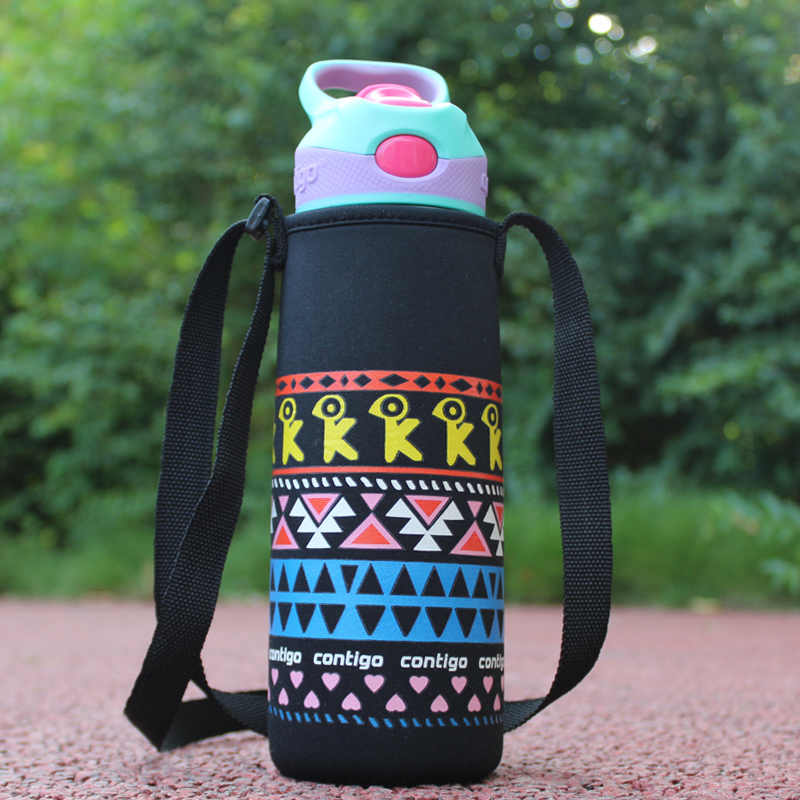 contigo adult insulated water glass cover portable satchel anti-fall protective sleeve student straw insulated cup pot sleeve