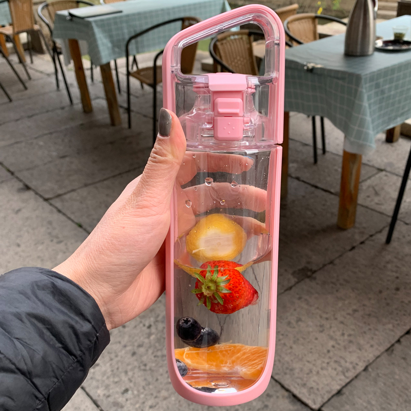 AMERICAN KOR DELTA 500ml Dai Ai Cup Iron Man Leak Proof Cup Sealed Cup Student Sports Water Cup