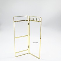 Ear frame necklace chain holder gold jewelry rack jewelry display rack multi-function display rack